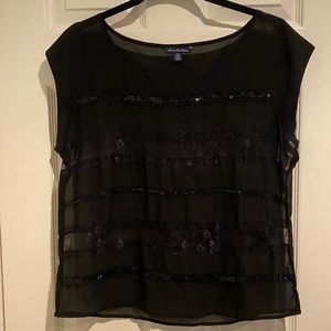 American Eagle semi-sheer top